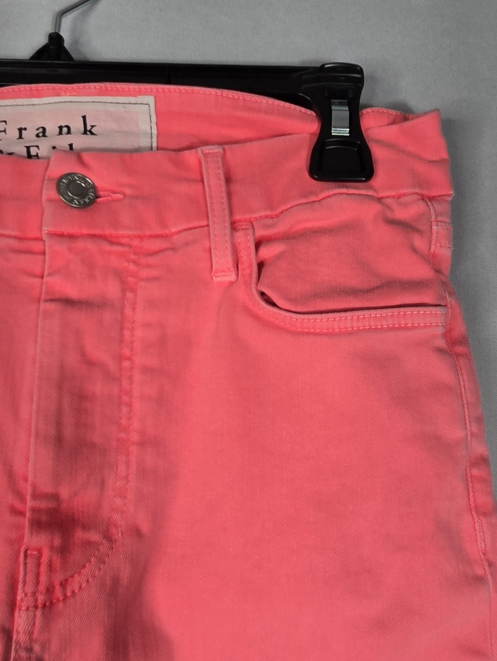 Frank & Eileen Faded Pink Coral Jean Size 27 Stretch Denim Sligo AS IS SPOT - Picture 7 of 16